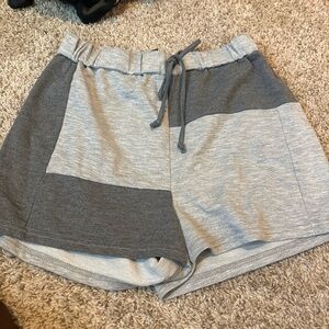 SHEIN Gray and Dark Gray Women's Athletic Shorts